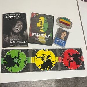 Bob Marley CD and Book Collection